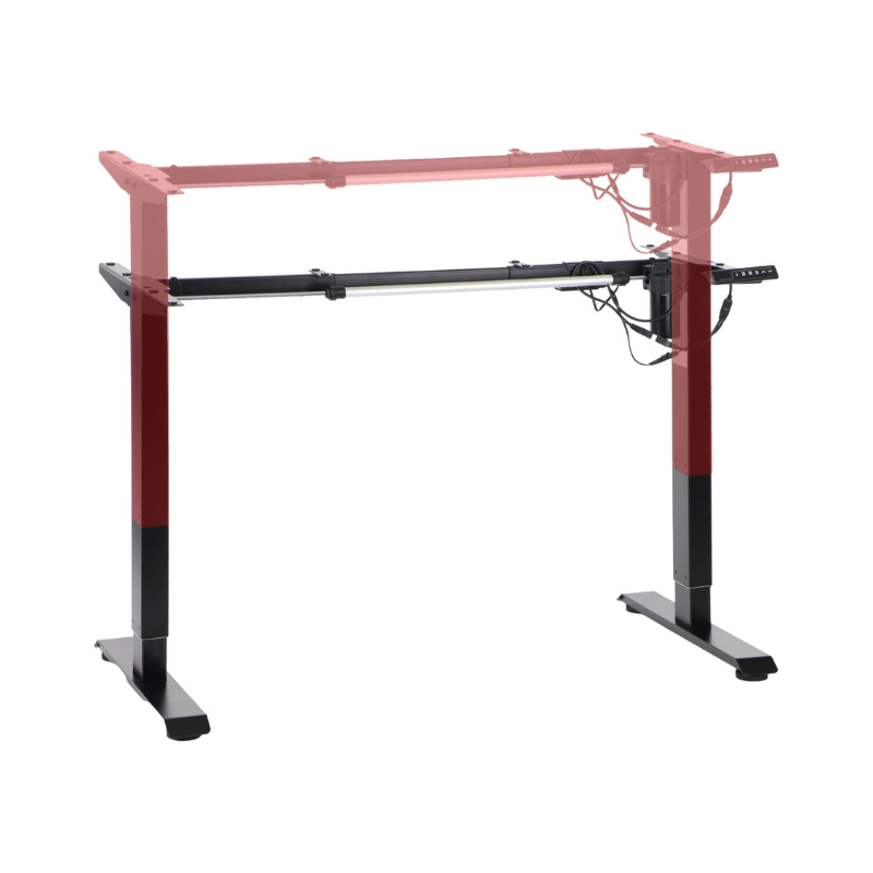 Reguleeritav lauajalg DE1, must (2)