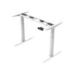 Reguleeritav lauajalg DE2, 2 mooriga, valge