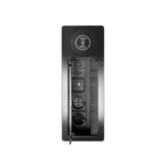 Süvistatav pistikupesa AB, must