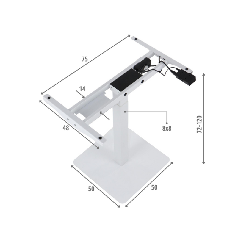 Reguleeritav lauajalg PATO 05-2T (3)