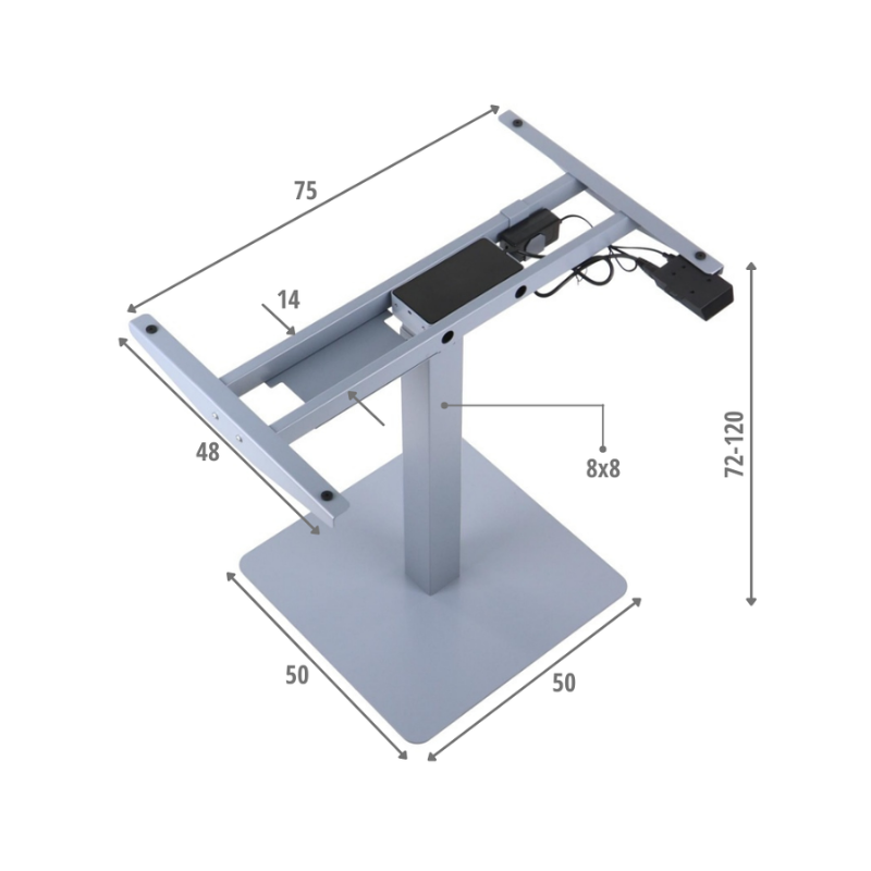 Reguleeritav lauajalg PATO 05-2T (3)