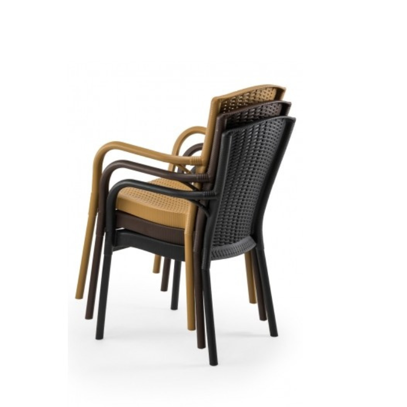 Terassitool ANDREA , antratsiitmust (6)