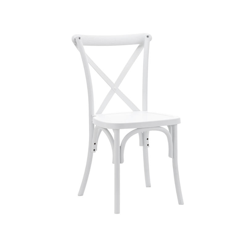 Risti seljatoega polüpuidust tool valge (2)