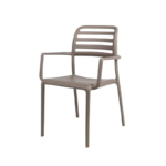 Terrassitool Costa, käetugedega