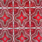 Lauaplaat Design, 106 Faience Red