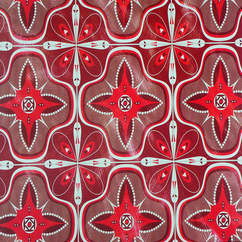 TiPla_106-Faience Red Lauaplaat Design, 106 Faience Red - Image 1
