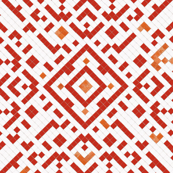 Lauaplaat Design, 999 Mosaic red