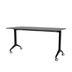 Kokkupandav töölaud YUMI S (must raam)